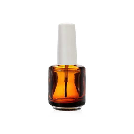 Cre8tion Empty Glass AMBER Bottle, Blank, 0.5oz, 26045 (Packing: 288 pcs/case)