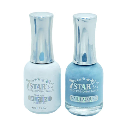 7 Star Nail Lacquer + Gel Polish Matching Pair, 263, 0.5oz