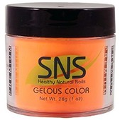 SNS Gelous Dipping Powder, 265, Orange, It’s Obvious, 1oz BB KK