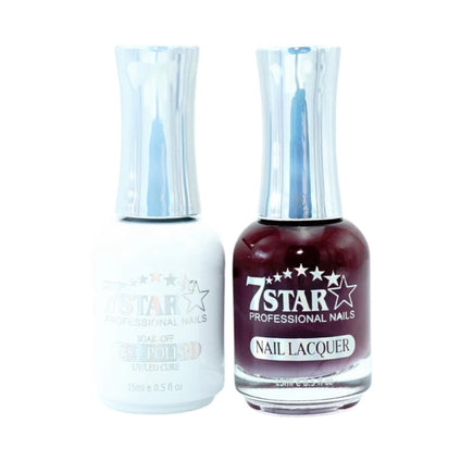 7 Star Nail Lacquer + Gel Polish Matching Pair, 268, 0.5oz