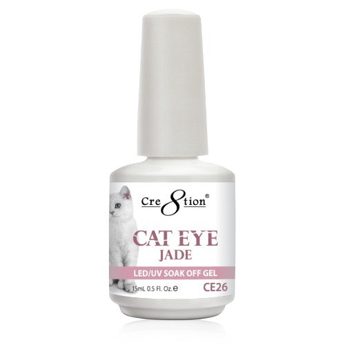 Cre8tion Cat Eye Jade Gel Polish, 0916-0829, 0.5oz, CE26 KK1010