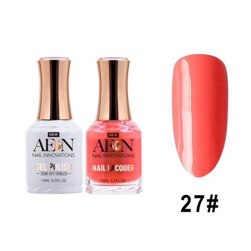 AEON Gel Polish + Nail Lacquer, 027, Water & Melons, 0.5oz OK0326LK