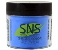 SNS Gelous Dipping Powder, 270, Deep Blue Utila, 1oz BB KK0724