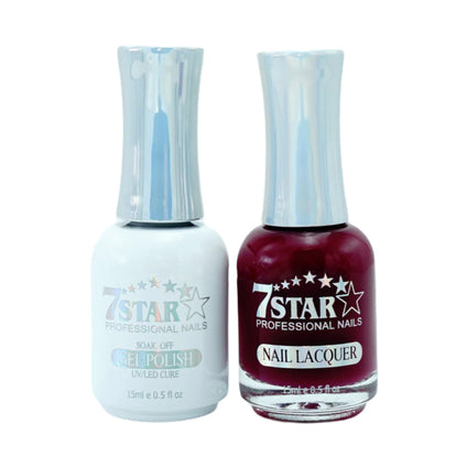 7 Star Nail Lacquer + Gel Polish Matching Pair, 271, 0.5oz