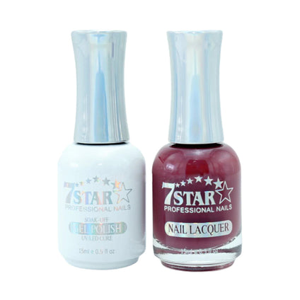 7 Star Nail Lacquer + Gel Polish Matching Pair, 278, 0.5oz