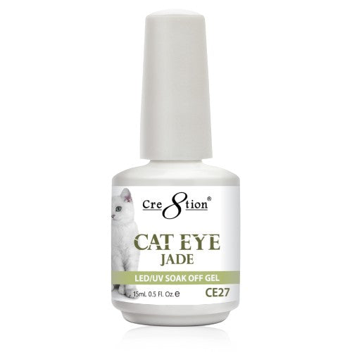 Cre8tion Cat Eye Gel - JADE Collection, 0.5oz - 027