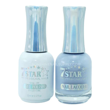 7 Star Nail Lacquer + Gel Polish Matching Pair, 286, 0.5oz