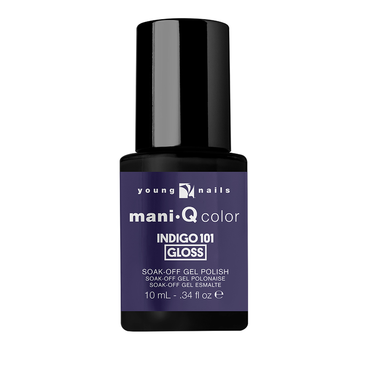 Young Nails Gel Polish, ManiQ Color Collection, MC30028, Indigo 101, 0.34oz OK0904LK