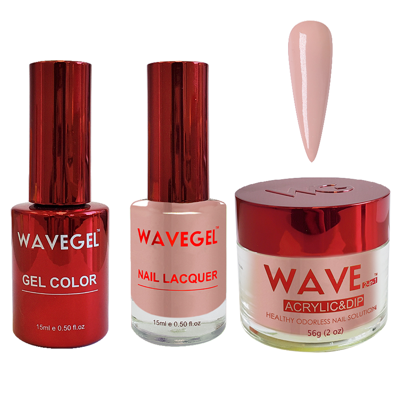 Wave Gel 4in1 Dipping Powder + Gel Polish + Nail Lacquer, QUEEN Collection, 028, Emperor and Empress