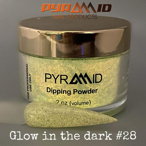 Pyramid Dipping Powder, Glow In The Dark Collection, GL28, 2oz OK1205LK