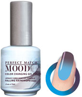 LeChat Mood Perfect Match Color Changing Gel Polish, MPMG29, Falling Raindrops, 0.5oz KK0823 BB