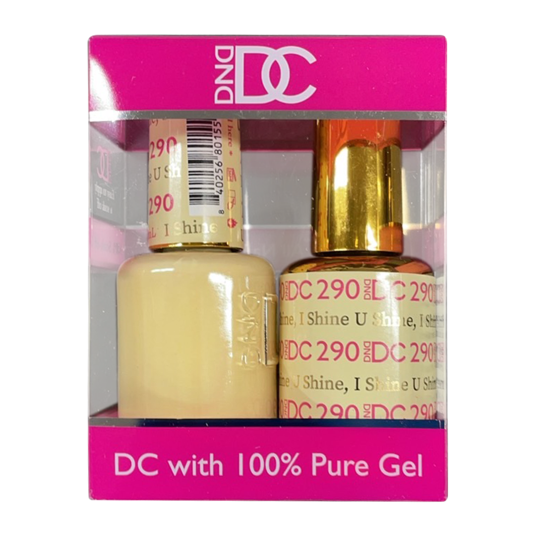 DC Nail Lacquer And Gel Polish, New Collection, DC 290, U Shine, I Shine, 0.6oz