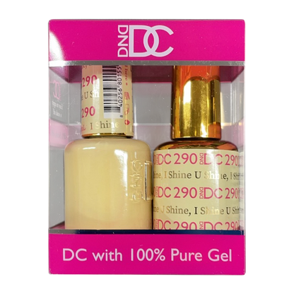 DC Nail Lacquer And Gel Polish, New Collection, DC 290, U Shine, I Shine, 0.6oz