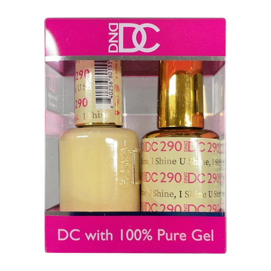 DC Nail Lacquer And Gel Polish, New Collection, DC 290, U Shine, I Shine, 0.6oz