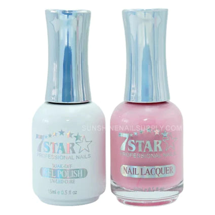 7 Star Nail Lacquer + Gel Polish Matching Pair, 291, 0.5oz