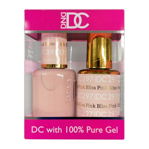 DC Nail Lacquer And Gel Polish, New Collection, DC 297, Pink Bliss, 0.6oz