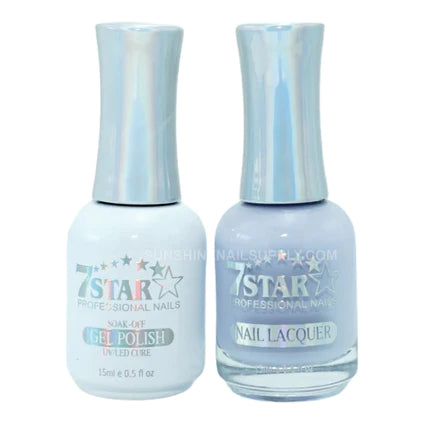 7 Star Nail Lacquer + Gel Polish Matching Pair, 299, 0.5oz