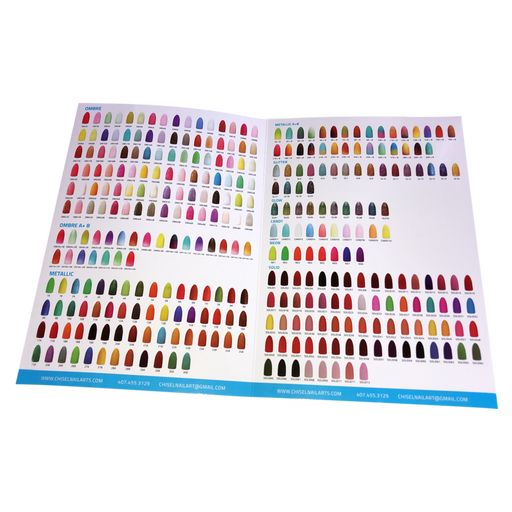 Chisel Color Chart Flyer 2, Flyer OK0305VD