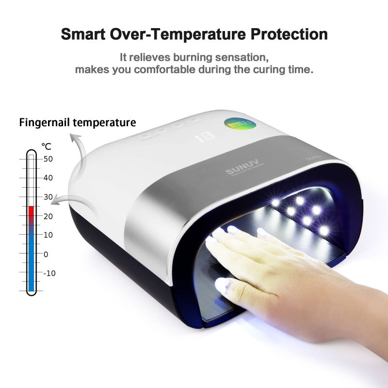 SUNUV SUN3, UV/LED Lamp, Smart 2.0 Nail Dryer, 48W KK