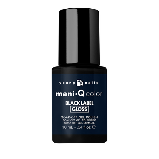 Young Nails Gel Polish, ManiQ Color Collection, MC30069, Black Label, 0.34oz OK0904LK