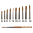 Cre8tion Kolinsky Acrylic Brush Brown Handle, #24 (Pk: 150 pcs/box, 600 pcs/case)