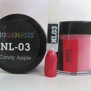 Nugenesis Dipping Powder, NL 003, Candy Apple, 2oz MH1005