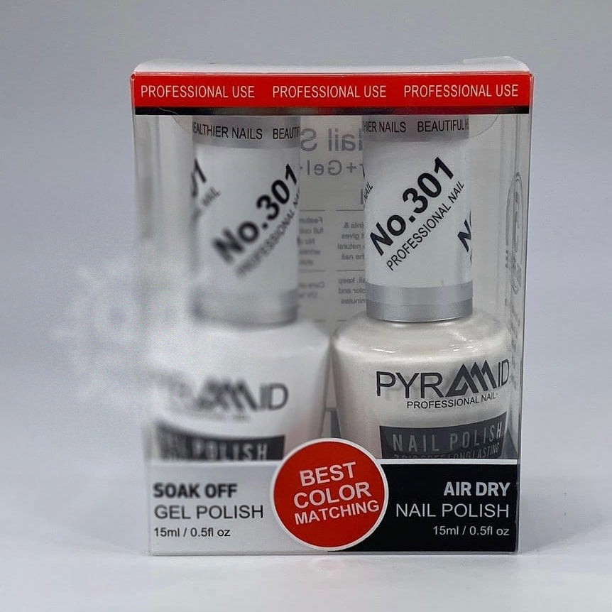 Pyramid Gel Polish + Nail Lacquer, 301, 0.5oz
