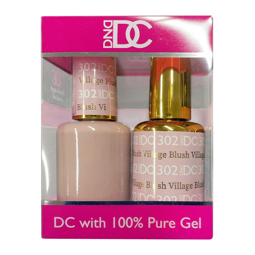 DC Nail Lacquer And Gel Polish, New Collection, DC 302, Blush Village, 0.6oz