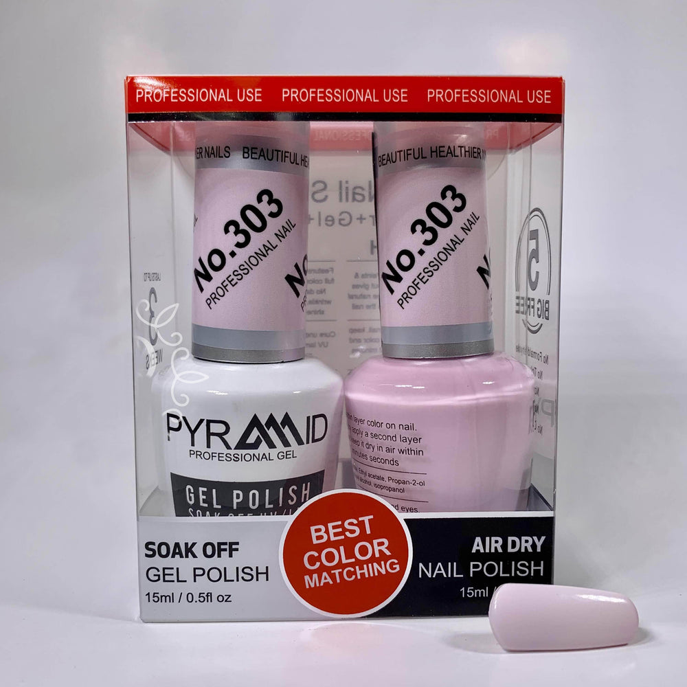 Pyramid Gel Polish + Nail Lacquer, 303, 0.5oz