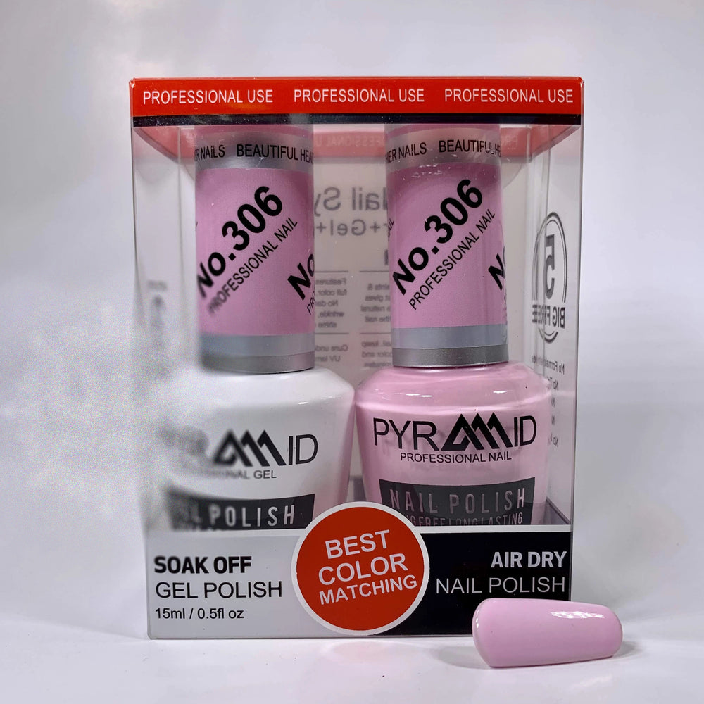Pyramid Gel Polish + Nail Lacquer, 306, 0.5oz