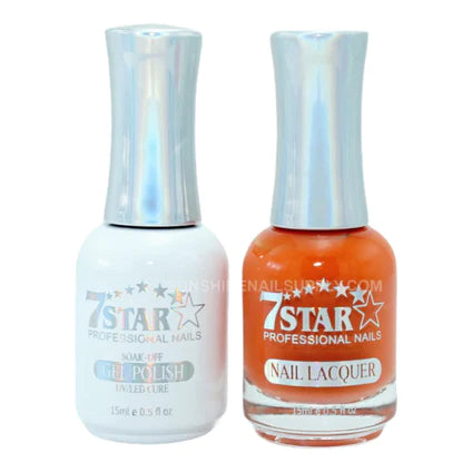 7 Star Nail Lacquer + Gel Polish Matching Pair, 306, 0.5oz