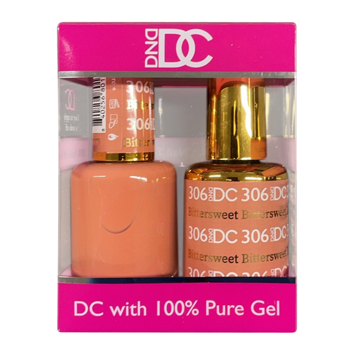 DC Nail Lacquer And Gel Polish, New Collection, DC 306, Bittersweet, 0.6oz