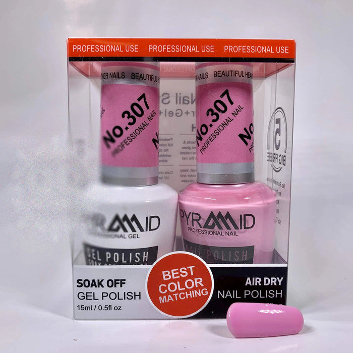 Pyramid Gel Polish + Nail Lacquer, 307, 0.5oz