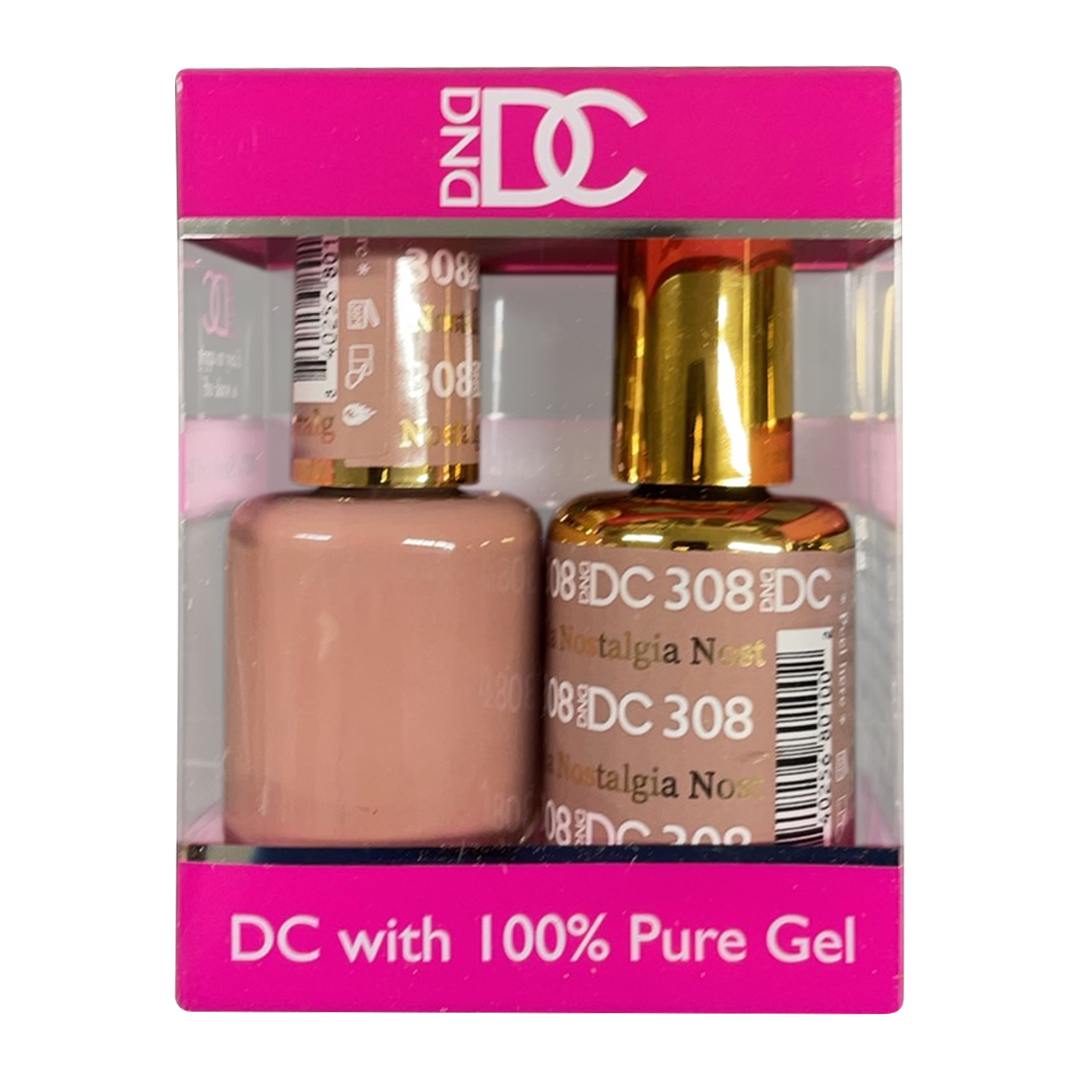 DC Nail Lacquer And Gel Polish, New Collection, DC 308, Nostalgia, 0.6oz