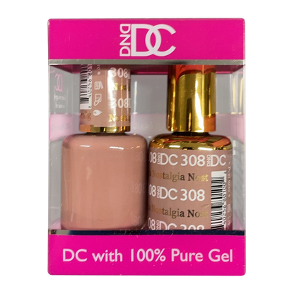 DC Nail Lacquer And Gel Polish, New Collection, DC 308, Nostalgia, 0.6oz