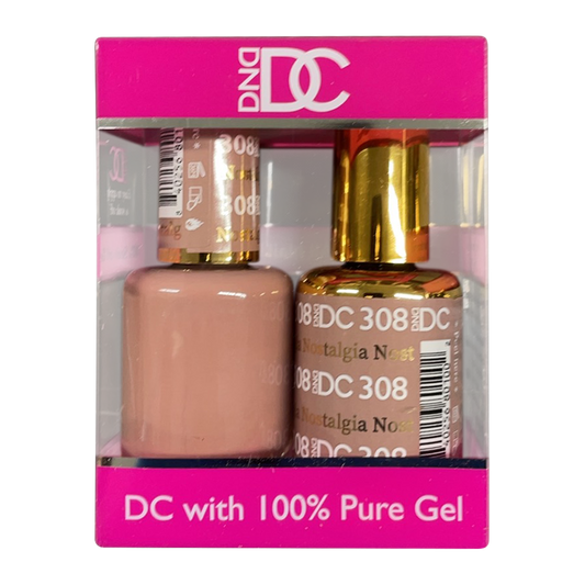 DC Nail Lacquer And Gel Polish, New Collection, DC 308, Nostalgia, 0.6oz