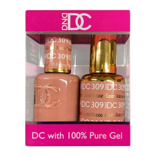 DC Nail Lacquer And Gel Polish, New Collection, DC 309, Kamikaze, 0.6oz