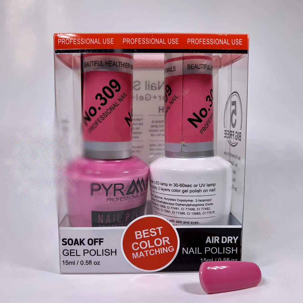 Pyramid Gel Polish + Nail Lacquer, 309, 0.5oz