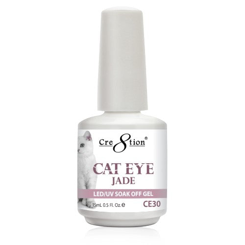 Cre8tion Cat Eye Jade Gel Polish, 0916-0833, 0.5oz, CE30 KK1010