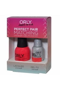 Orly Perfect Pair Lacquer & Gel FX, 31112, Hot Shot
