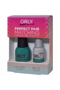 Orly Perfect Pair Lacquer & Gel FX, 31116, Green With Envy