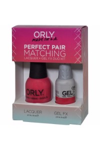 Orly Perfect Pair Lacquer & Gel FX, 31117, Lola