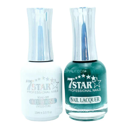 7 Star Nail Lacquer + Gel Polish Matching Pair, 312, 0.5oz