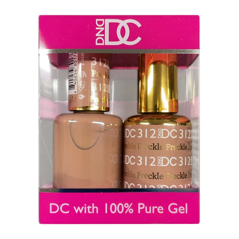 DC Nail Lacquer And Gel Polish, New Collection, DC 312, Freckle, 0.6oz