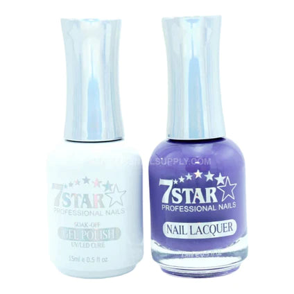 7 Star Nail Lacquer + Gel Polish Matching Pair, 313, 0.5oz