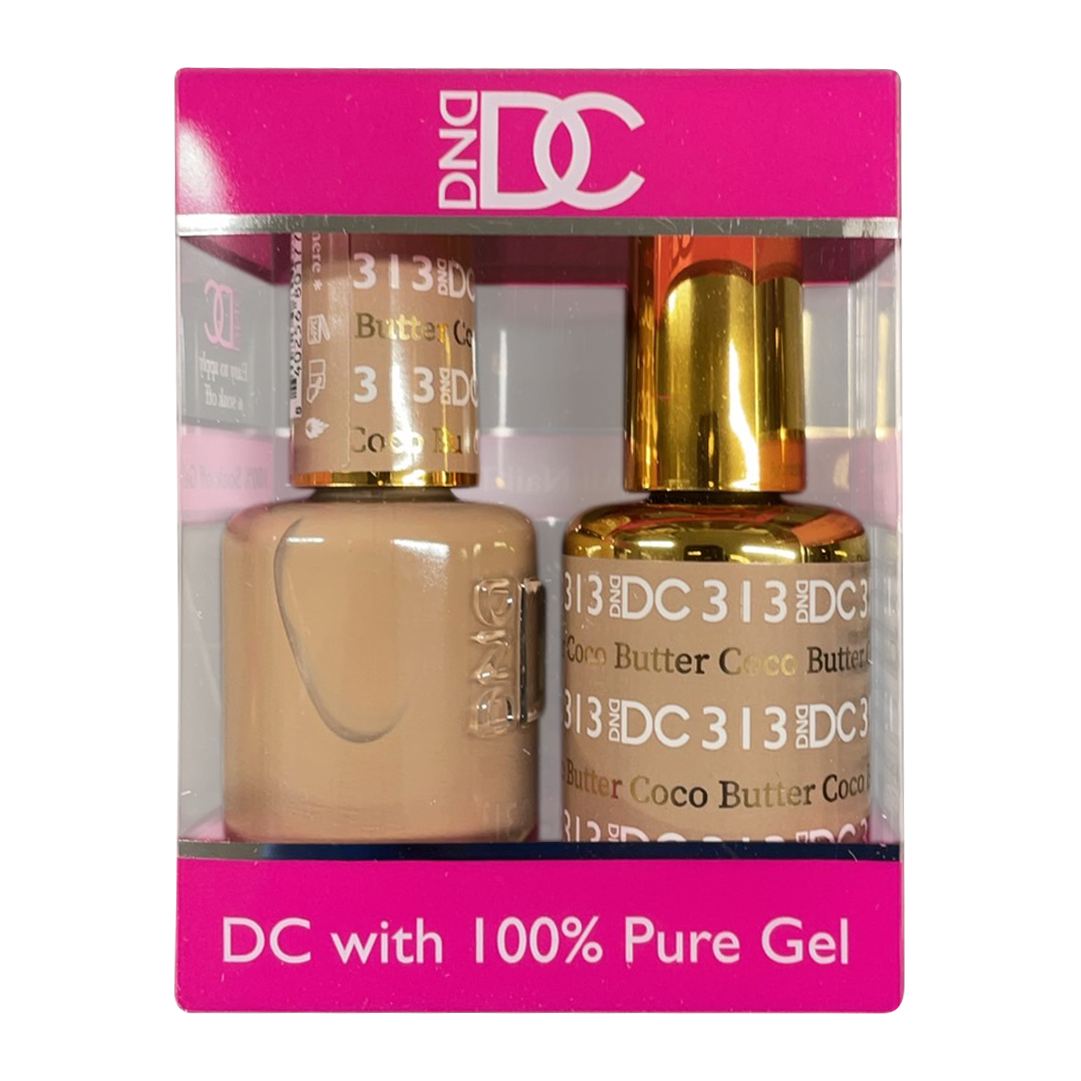 DC Nail Lacquer And Gel Polish, New Collection, DC 313, Coco Butter, 0.6oz