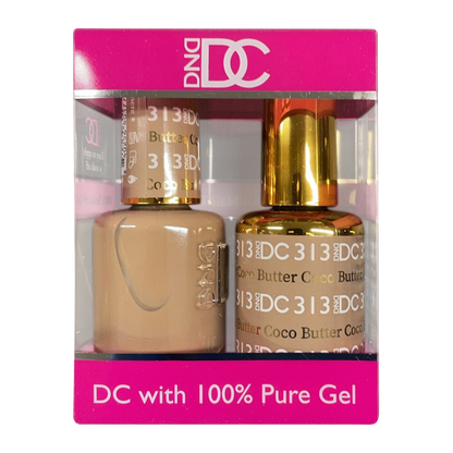 DC Nail Lacquer And Gel Polish, New Collection, DC 313, Coco Butter, 0.6oz