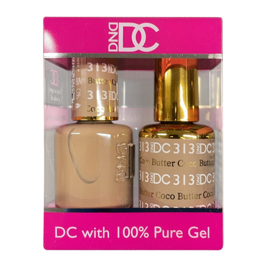 DC Nail Lacquer And Gel Polish, New Collection, DC 313, Coco Butter, 0.6oz