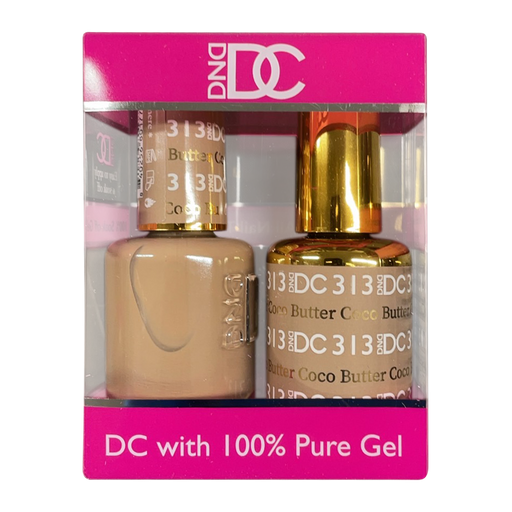 DC Nail Lacquer And Gel Polish, New Collection, DC 313, Coco Butter, 0.6oz