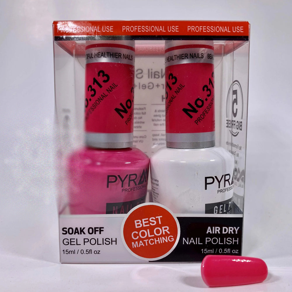 Pyramid Gel Polish + Nail Lacquer, 313, 0.5oz